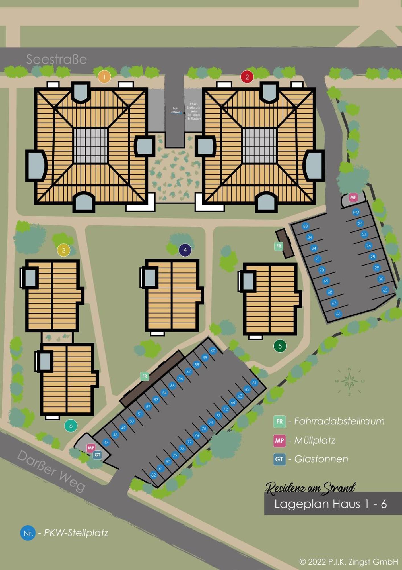 Residenz Am Strand Wohnung 2-43 Zingst Exteriör bild